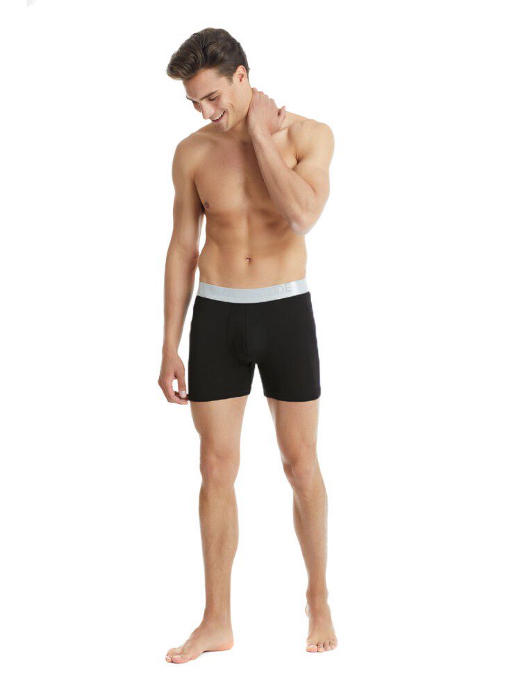 Herren Modal Elastan Boxershorts 9303 - Schwarz