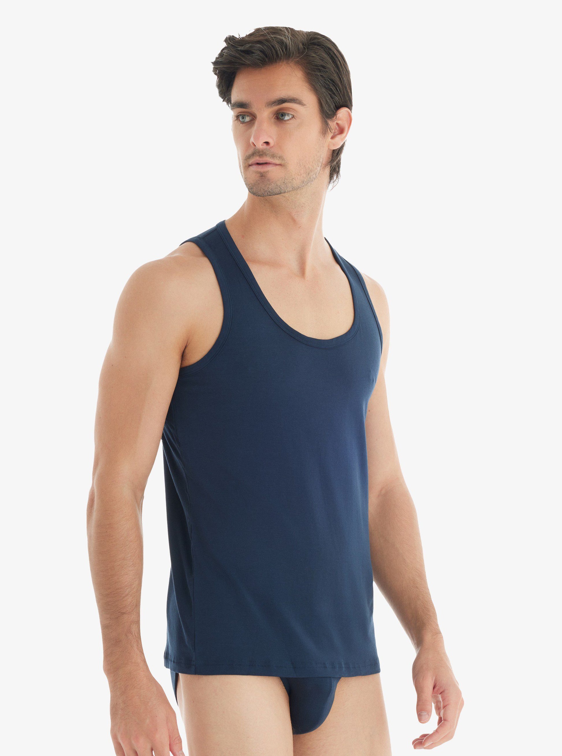 Herrenweste Silber 9305 - Marineblau