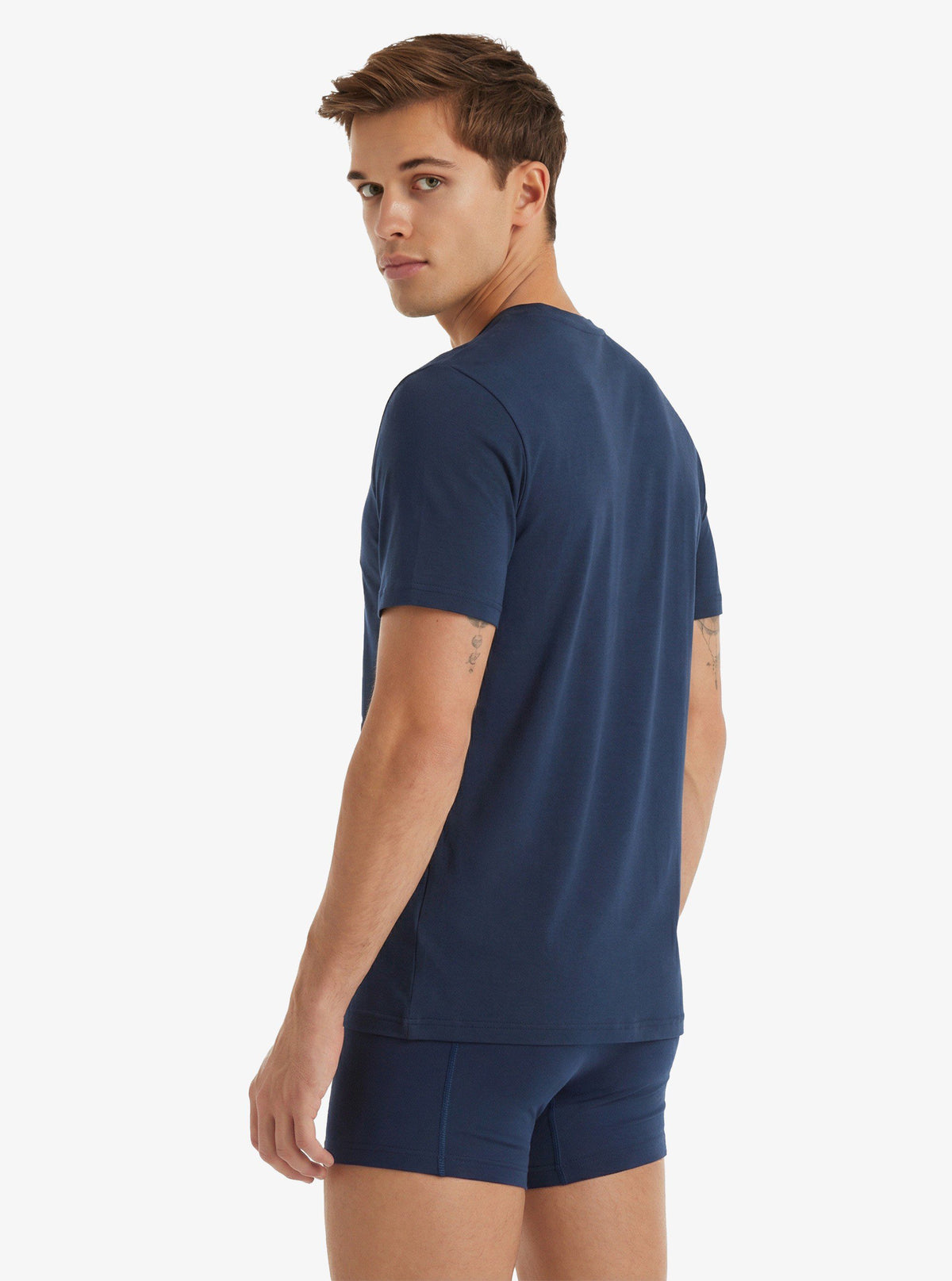 Herren Weste Silber 9306 - Marineblau