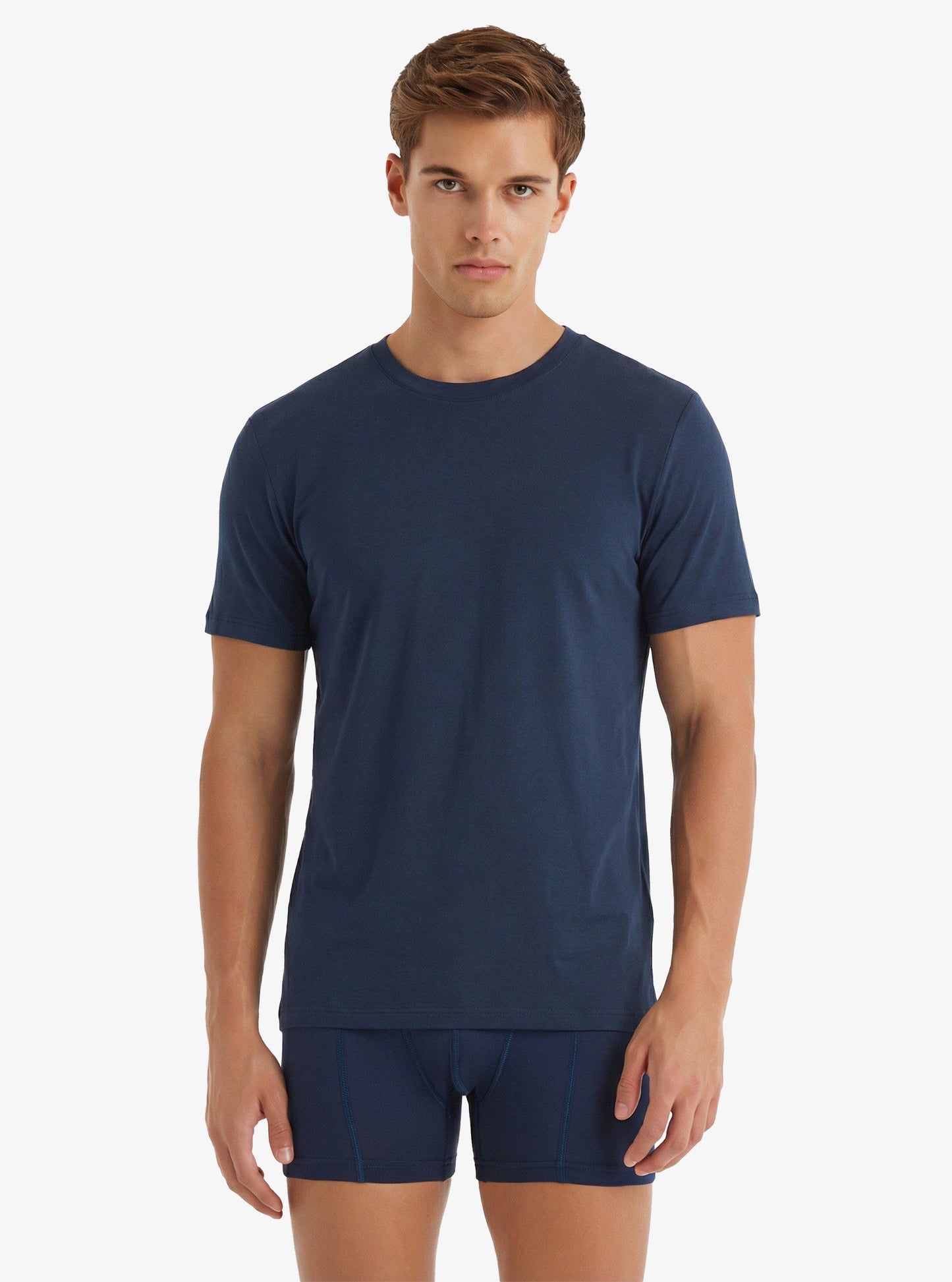 Herren Weste Silber 9306 - Marineblau