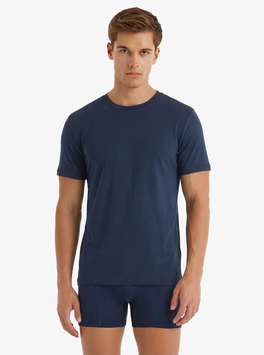 Herren Weste Silber 9306 - Marineblau