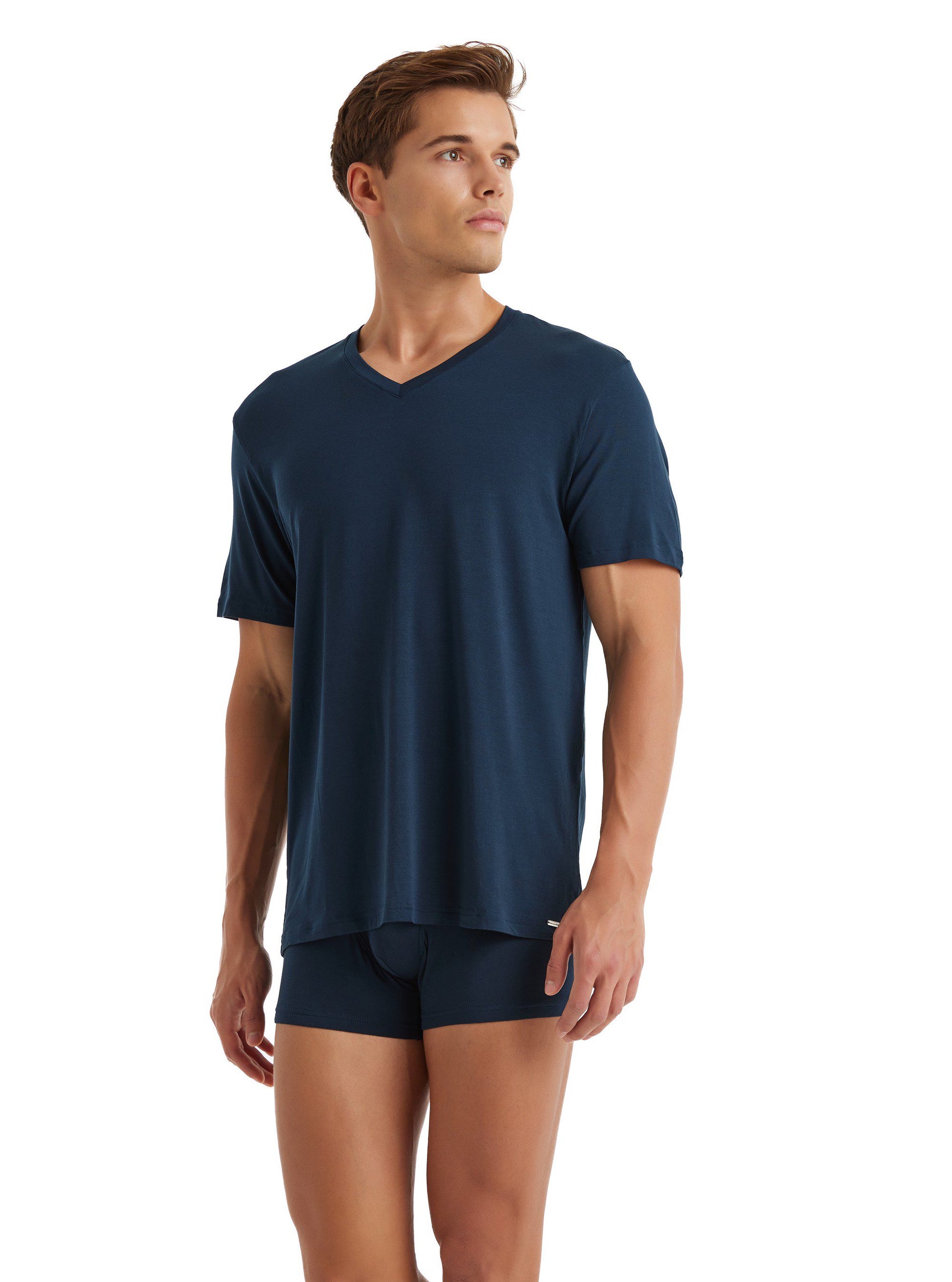 Herren Weste Silber 9308 - Marineblau