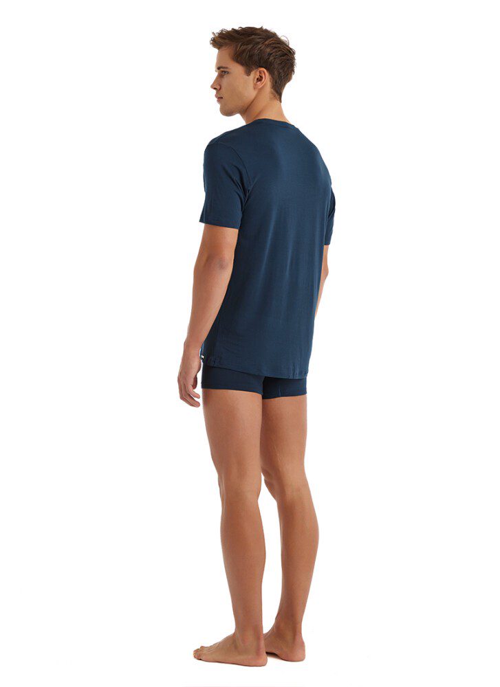 Herren Weste Silber 9308 - Marineblau