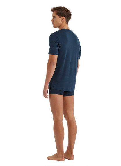 Herren Weste Silber 9308 - Marineblau