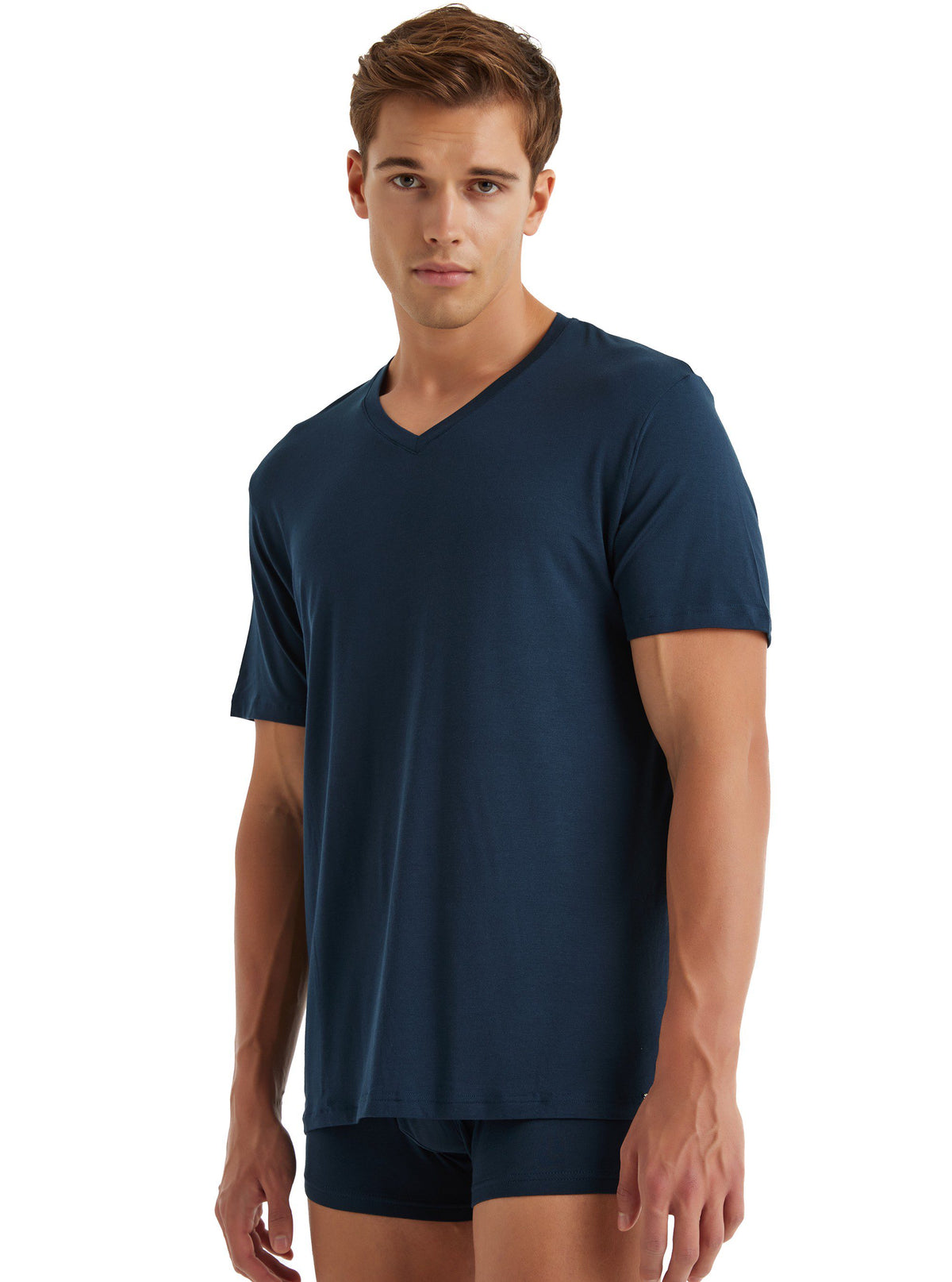 Herren Weste Silber 9308 - Marineblau