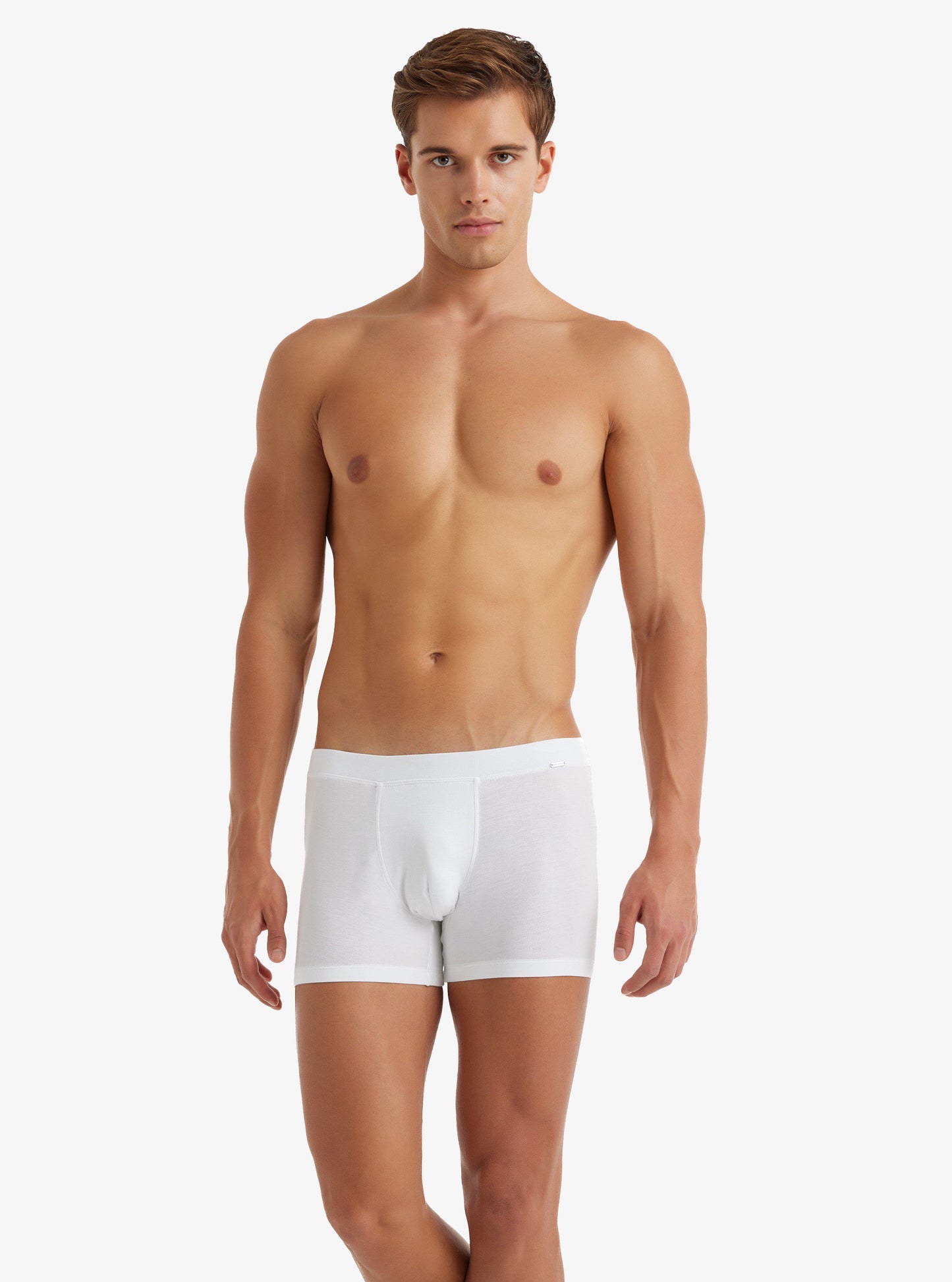 Herren Modal Elastan Boxershorts 9310 - Weiß