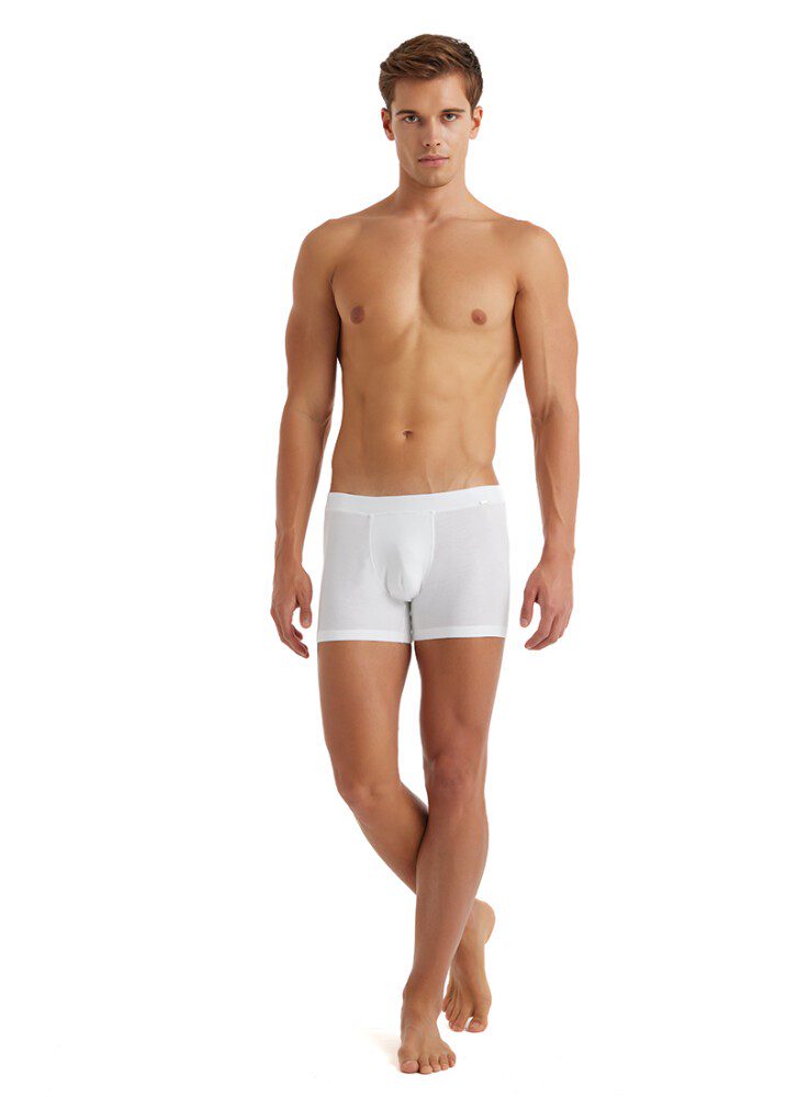 Herren Modal Elastan Boxershorts 9310 - Weiß
