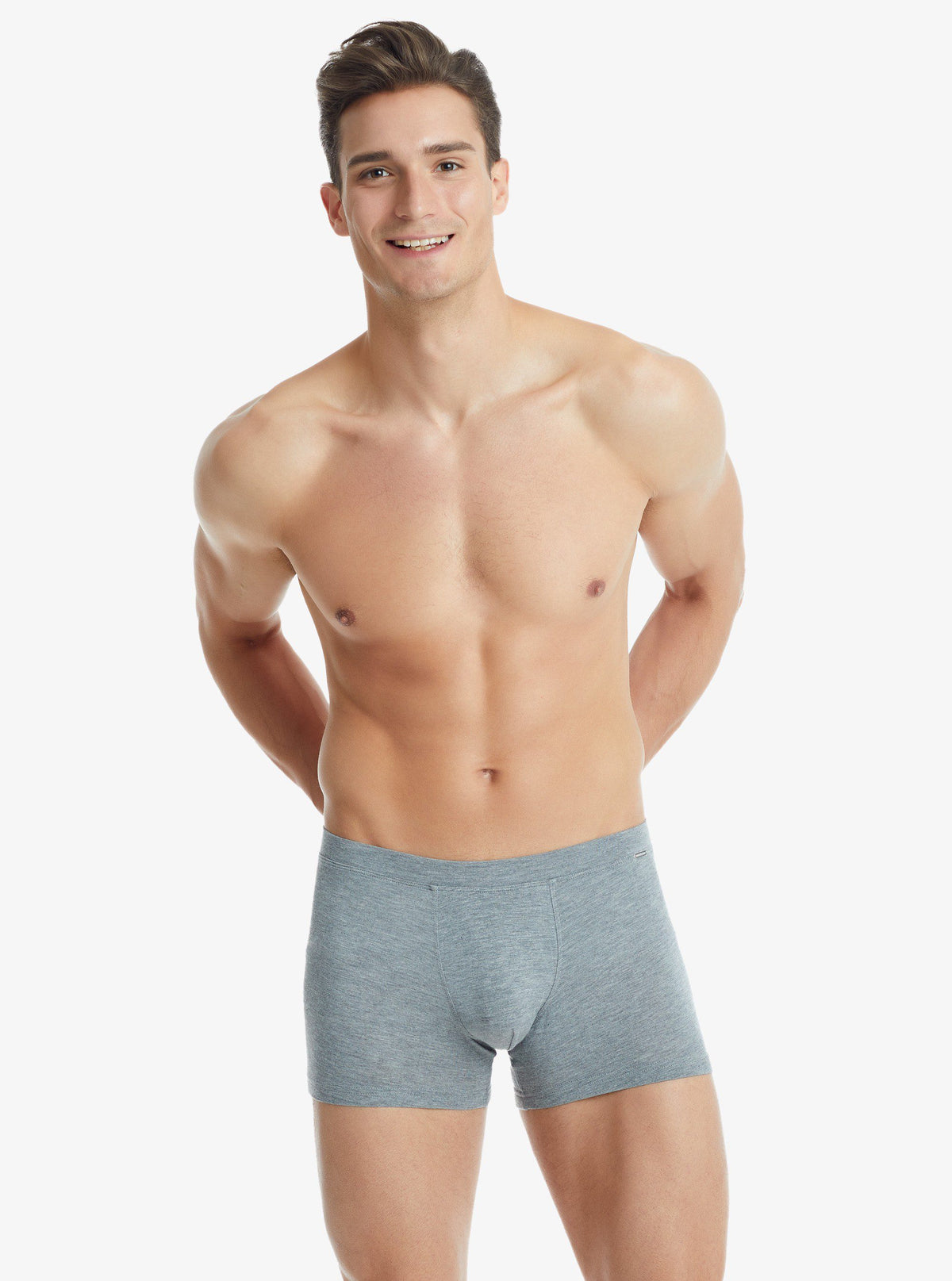 Herren Modal Elastan Boxershorts 9310 - Grau