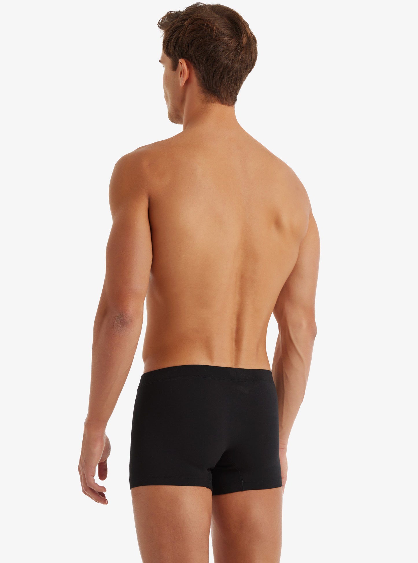 Herren Modal Elastan Boxershorts Schwarz 9310