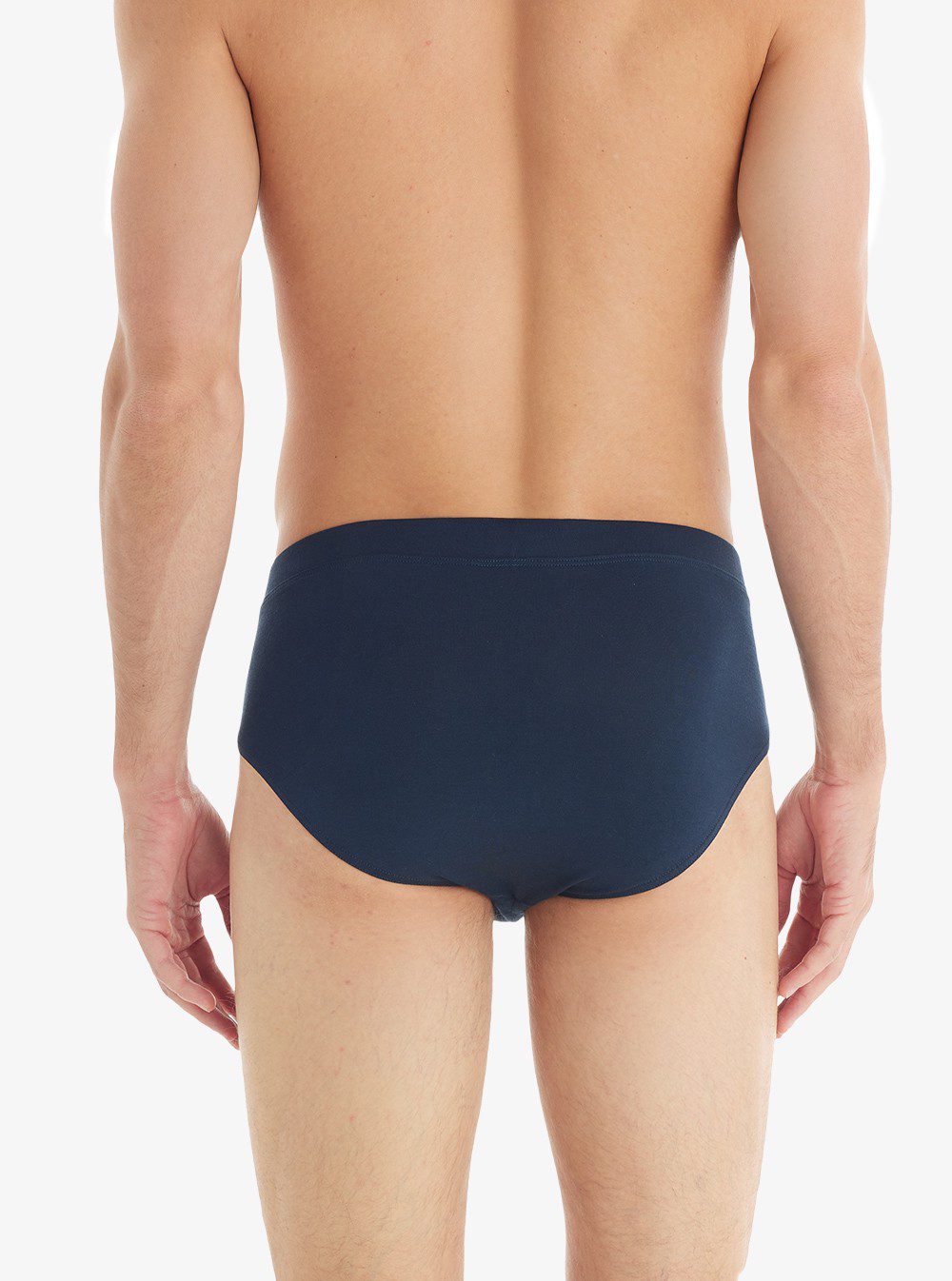 Herren Slips Silber 9311 - Marineblau