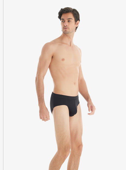 Herren Silber 9311 Slips - Schwarz