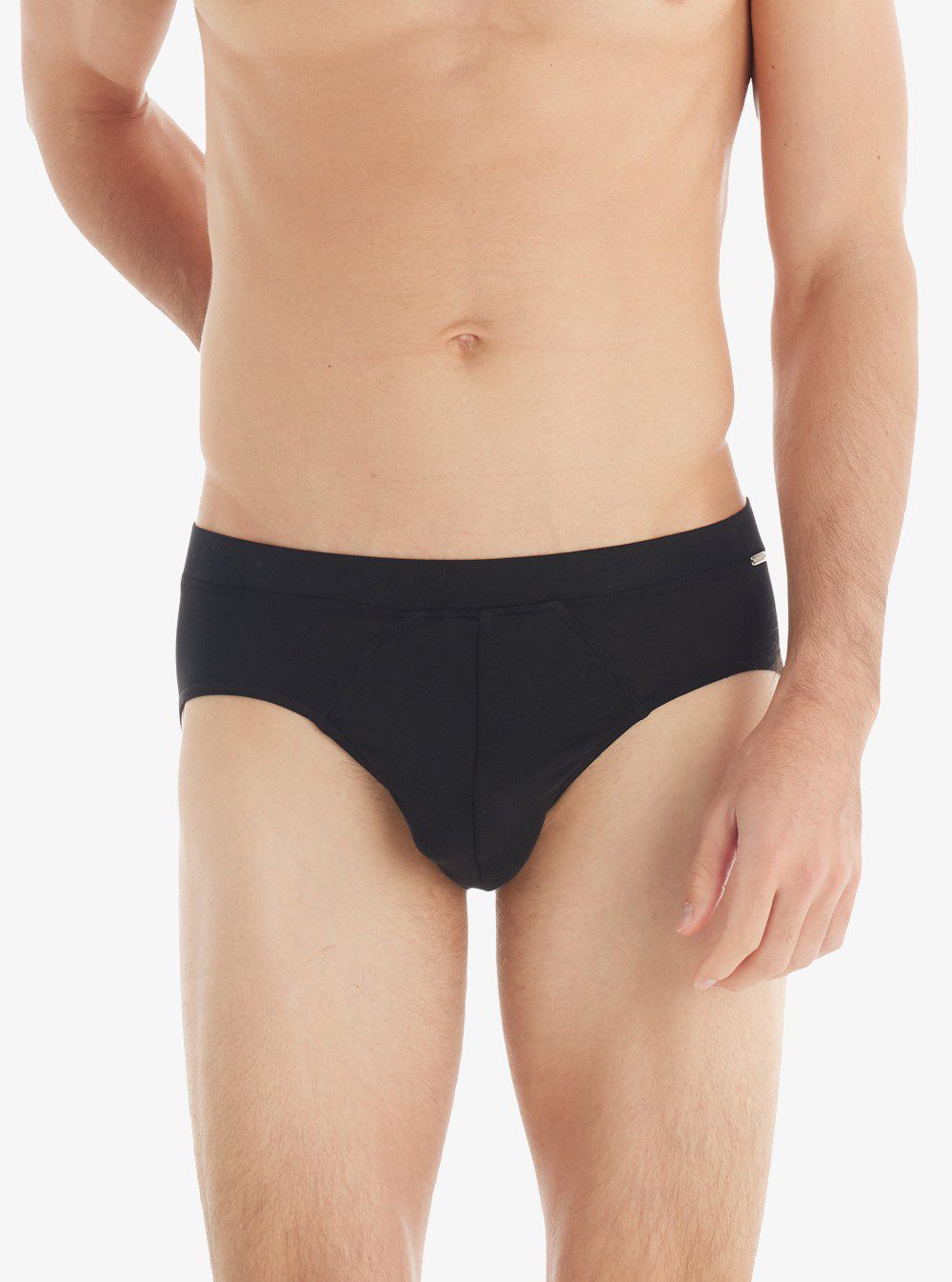 Herren Silber 9311 Slips - Schwarz