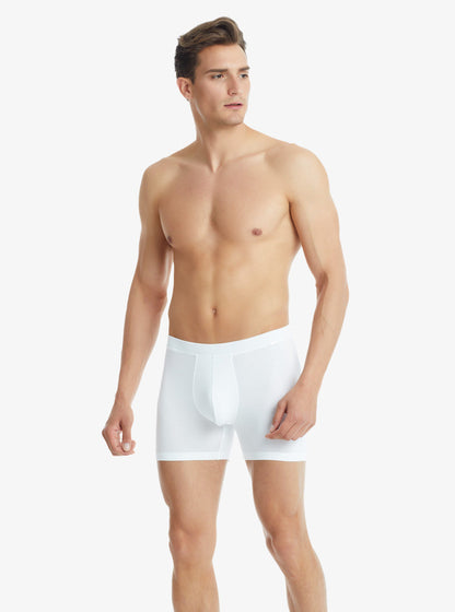 Herren Modal Elastan Boxershorts 9313 - Weiß