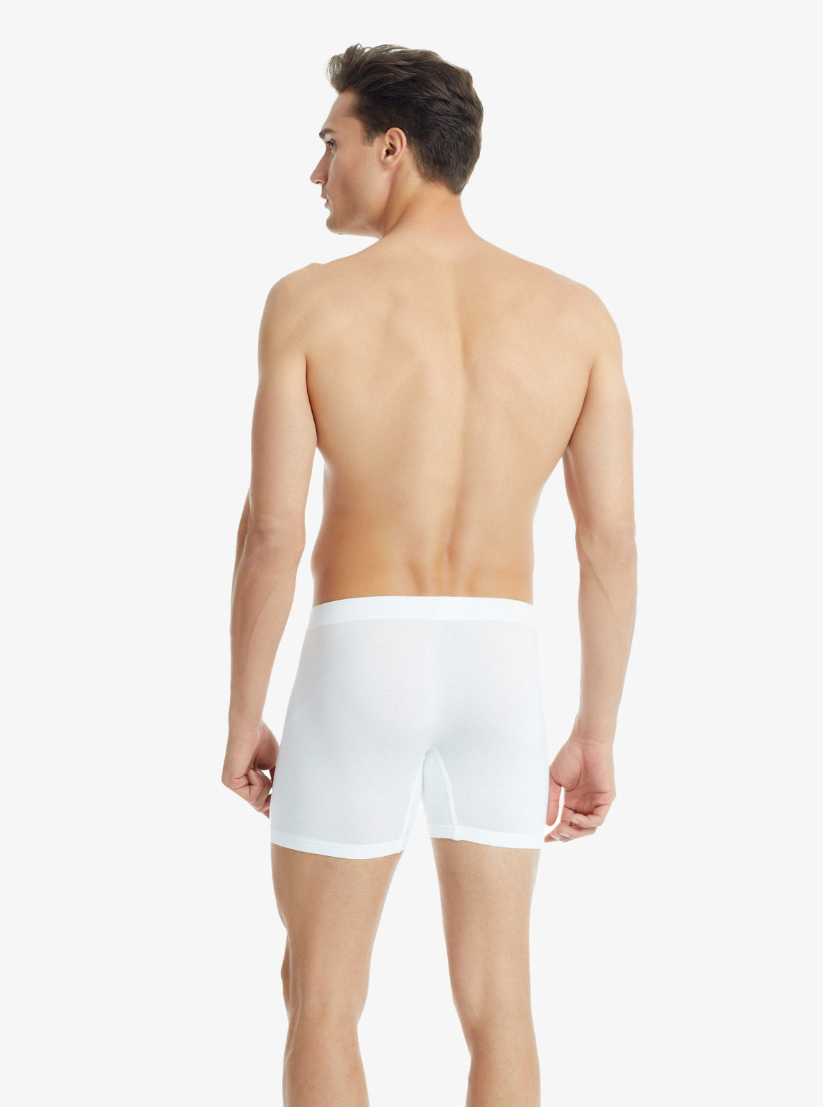 Herren Modal Elastan Boxershorts 9313 - Weiß