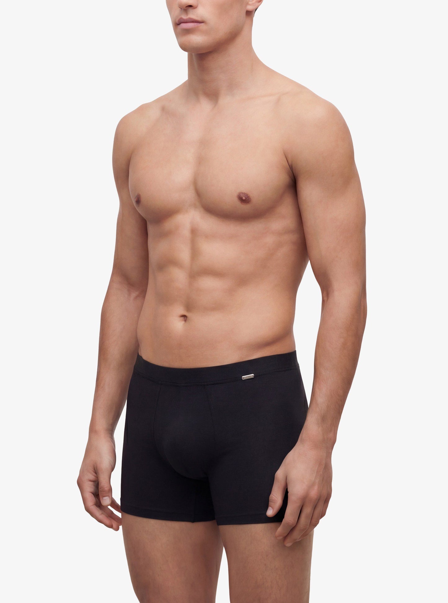 Herren Modal Elastan Boxershorts 9313 - Schwarz