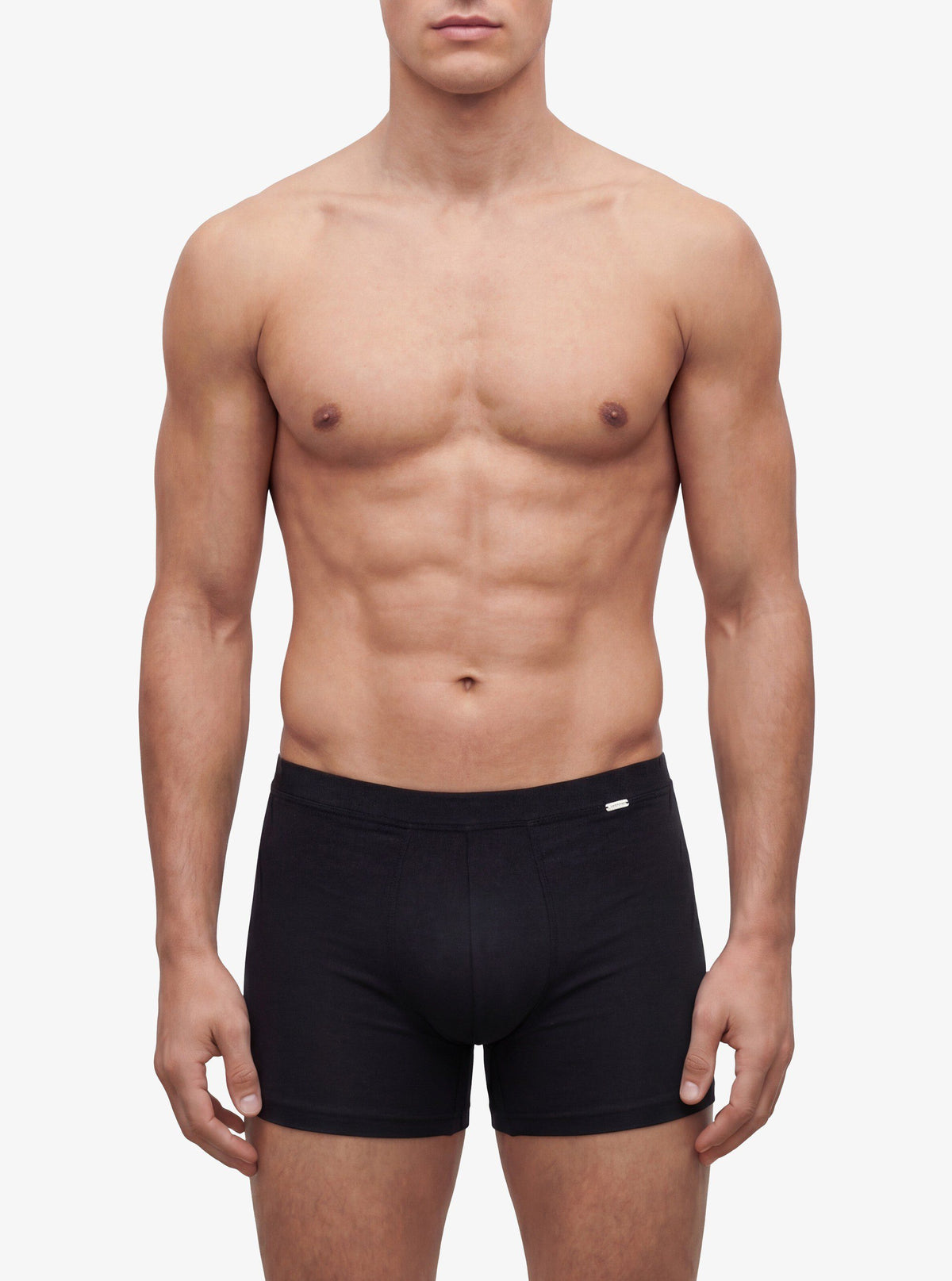 Herren Modal Elastan Boxershorts 9313 - Schwarz