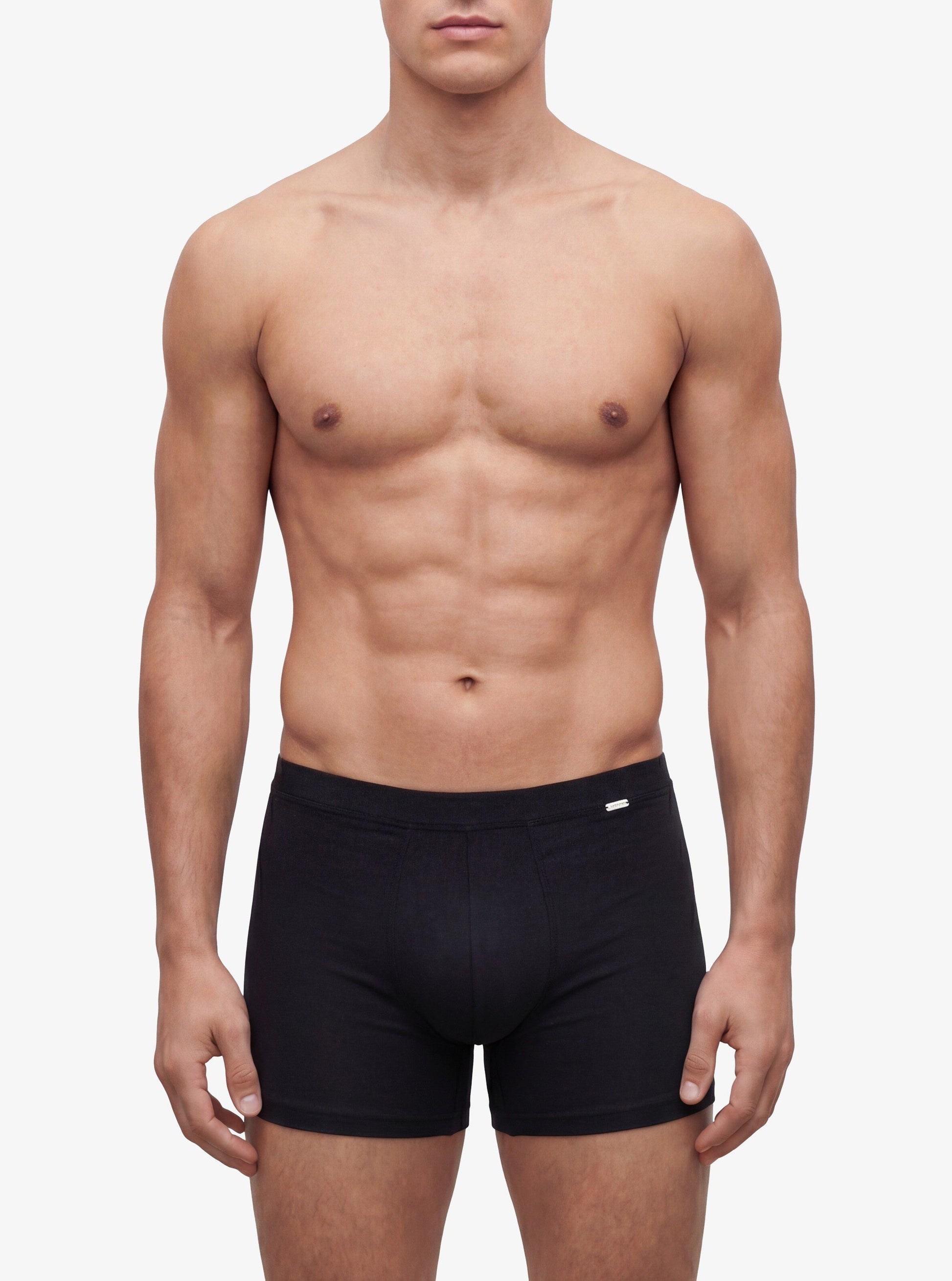 Herren Modal Elastan Boxershorts 9313 - Schwarz