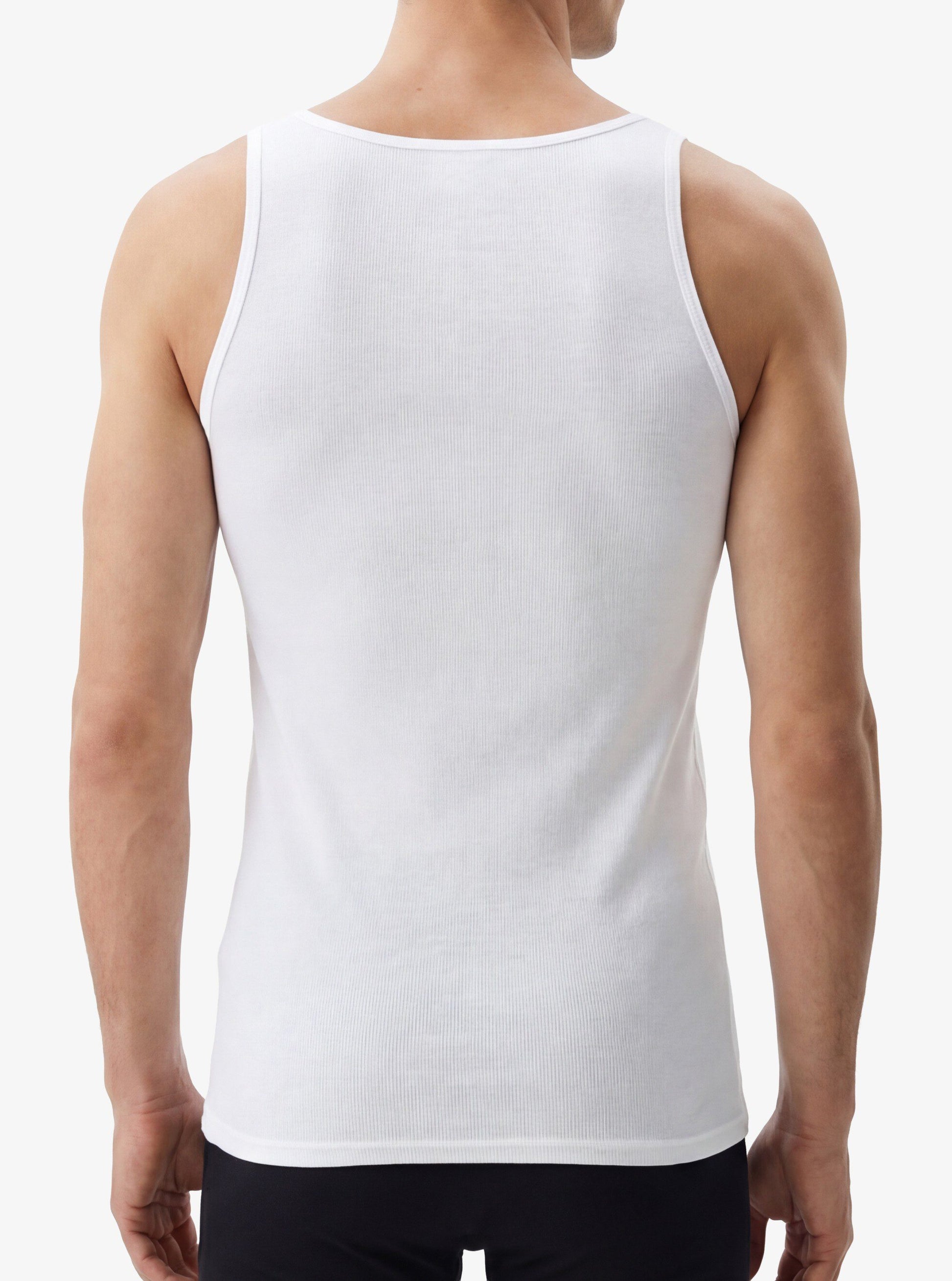 Herren Rippen-Top 9341 - Weiß