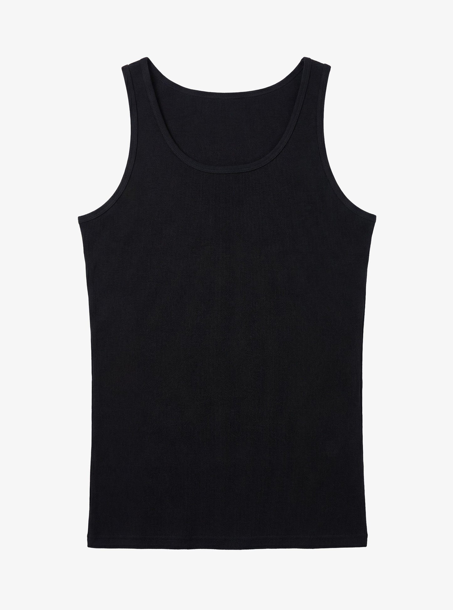 Herren Rippen-Top 9341 - Schwarz