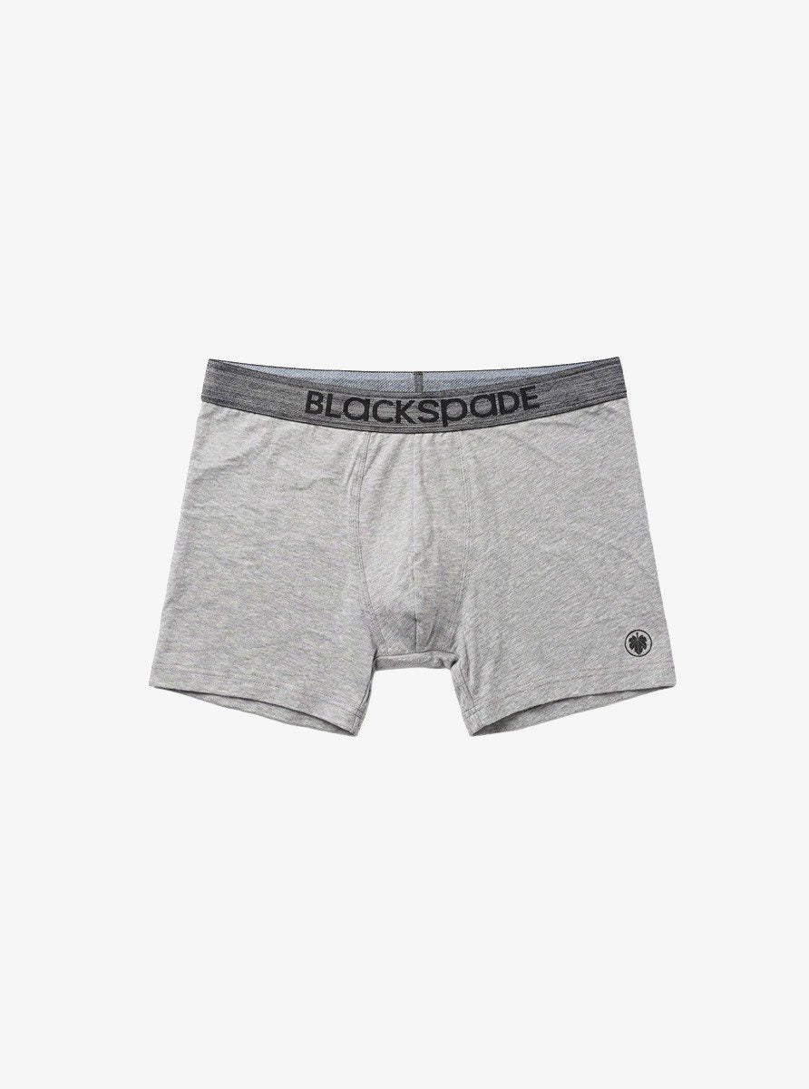 Herren Boxer Shorts 3er-Pack - Grau Blau Schwarz