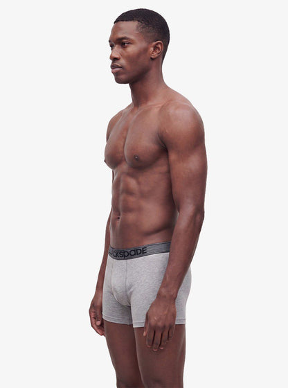 Herren Boxer Shorts 3er-Pack - Grau Blau Schwarz