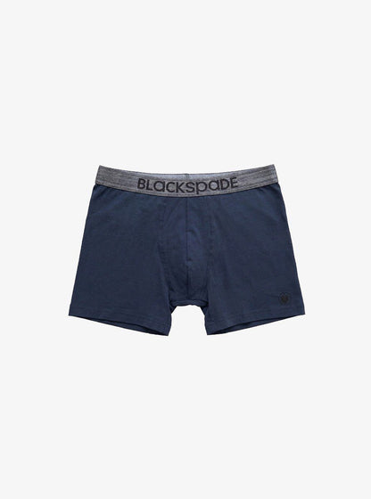 Herren Boxer Shorts 3er-Pack - Grau Blau Schwarz