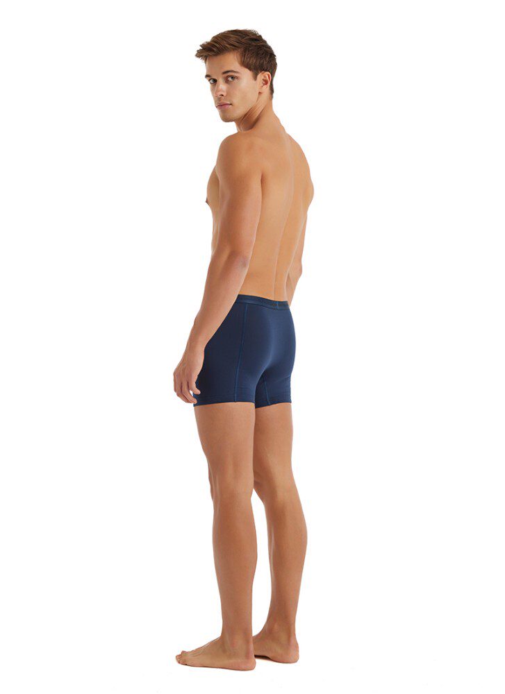 Herren Baumwoll Stretch Boxershorts Aura 9502 - Marine