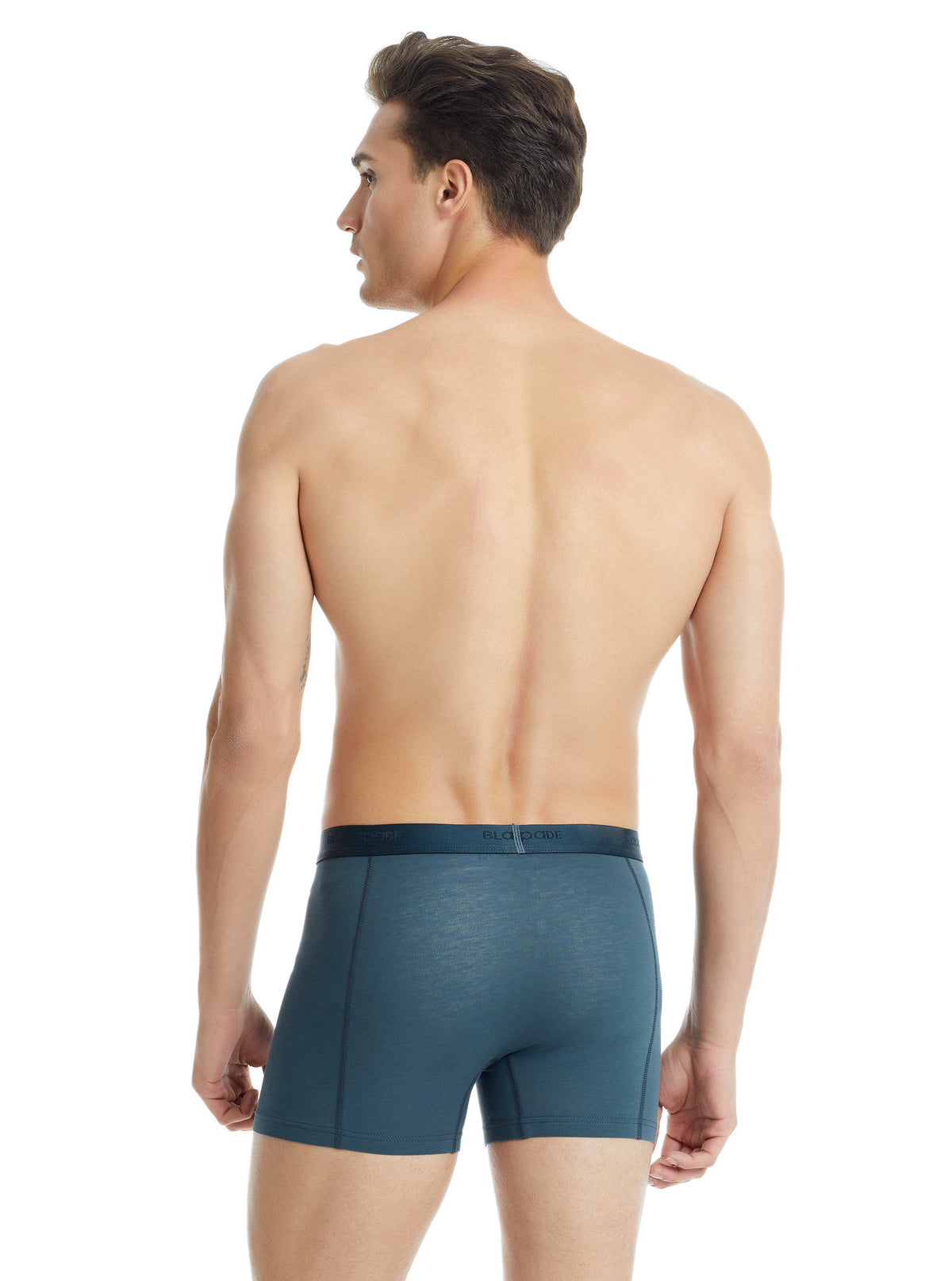 Herren Baumwoll Stretch Boxershorts Aura 9502 - Anthrazit