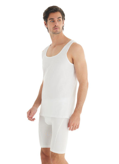 Herren Aura 9504 Weste - Weiß