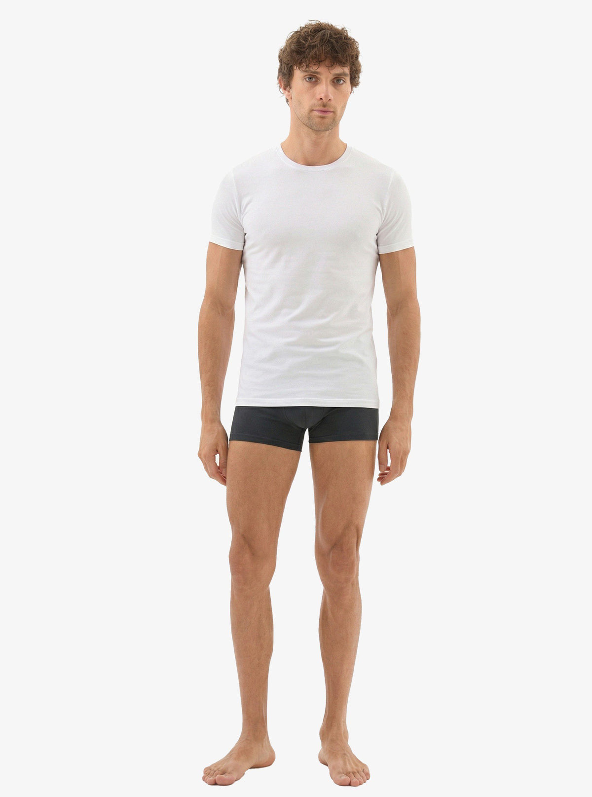 Herren Rundhals T-Shirt Aura 9506 - Weiß
