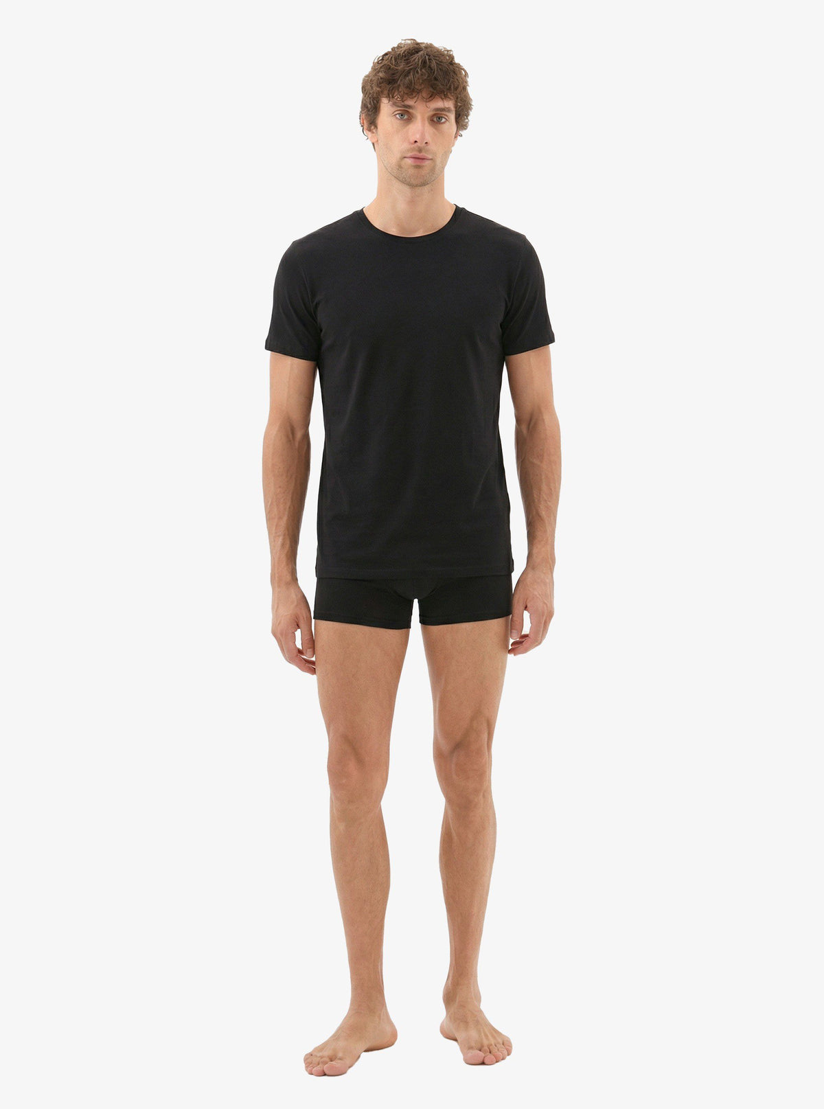Herren Aura 9506 Schwarzes T-Shirt