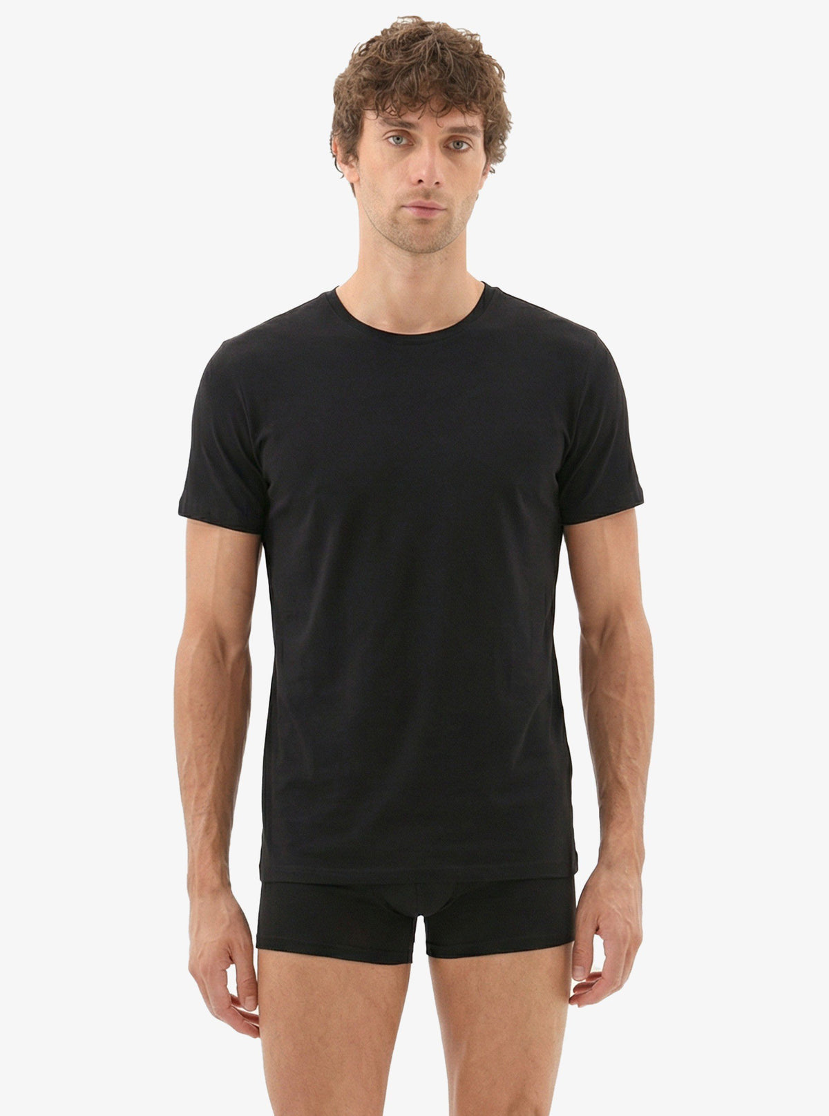 Herren Aura 9506 Schwarzes T-Shirt