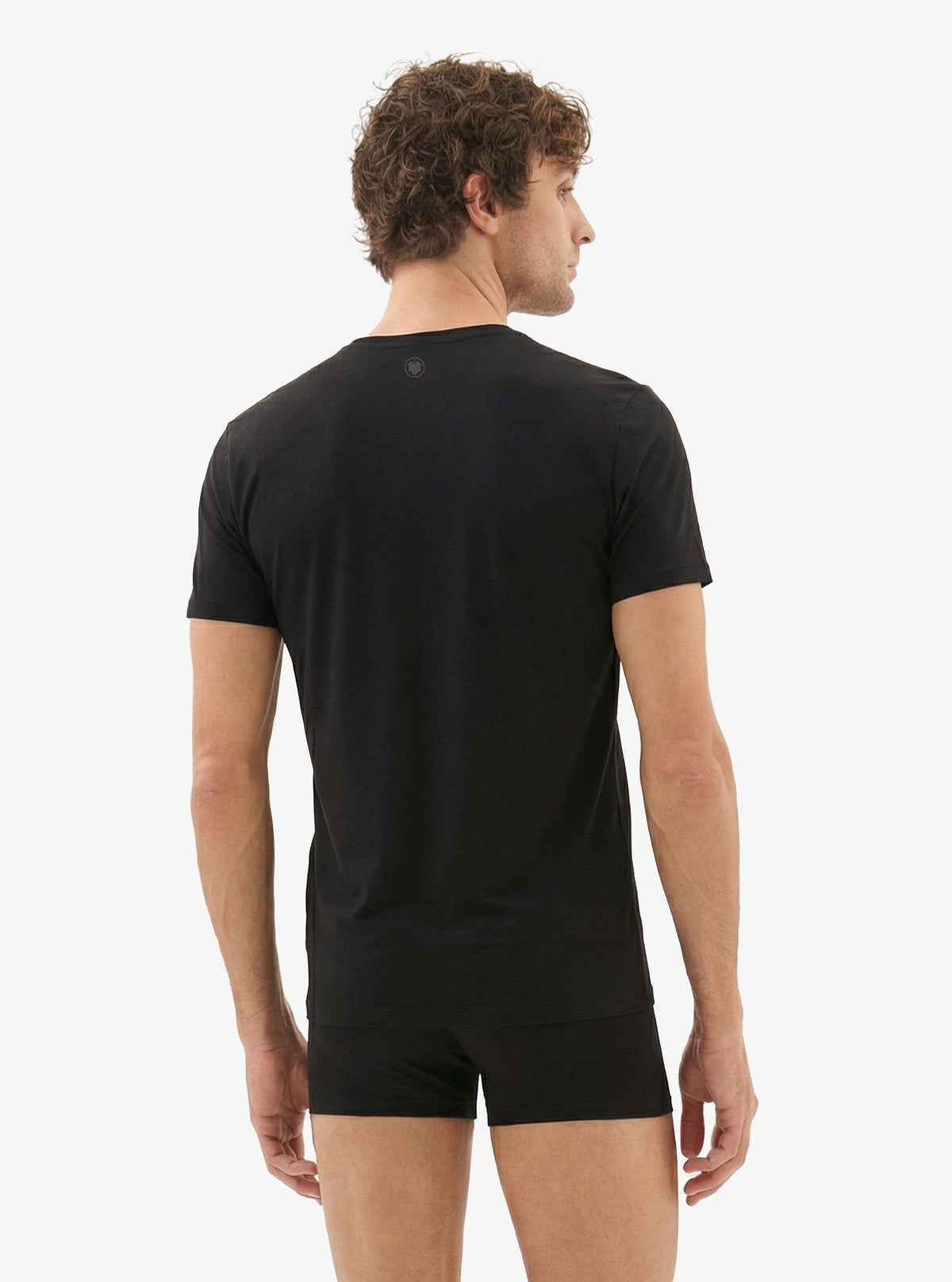 Herren Aura 9506 Schwarzes T-Shirt