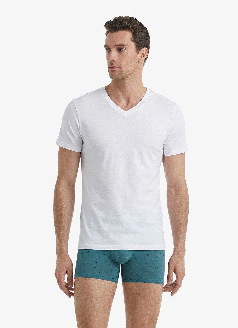 Herren V-Ausschnitt Aura 9508 - Weiß