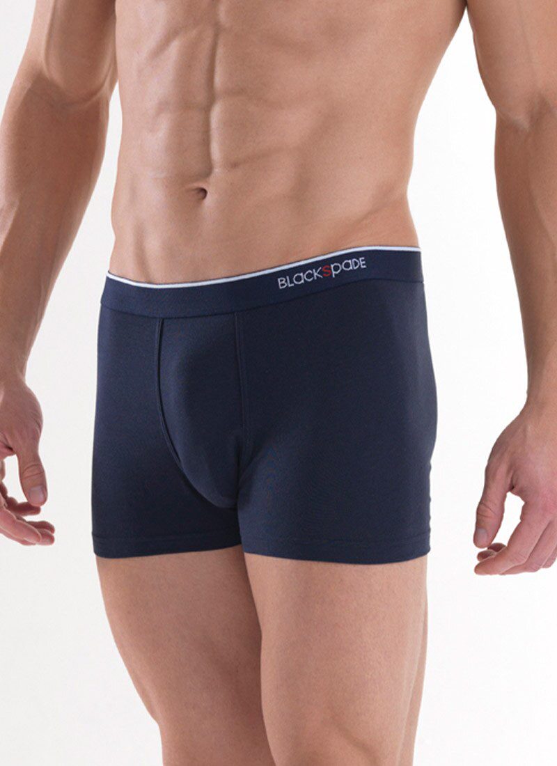 Herren Boxershorts 2er-Pack Streifen Marine