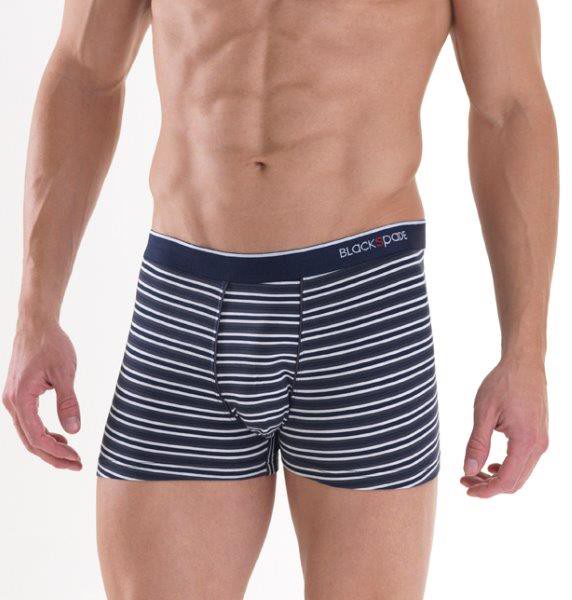 Herren Boxershorts 2er-Pack Streifen Marine