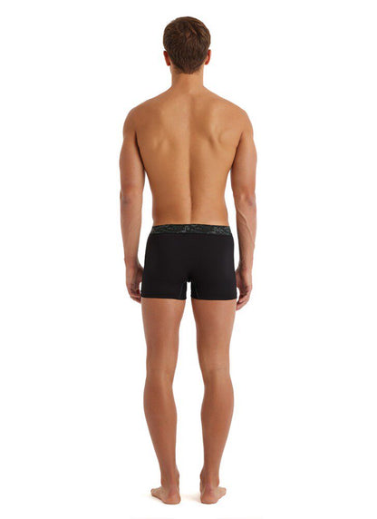 Herren Baumwoll Stretch Boxershorts 9555 - Schwarz
