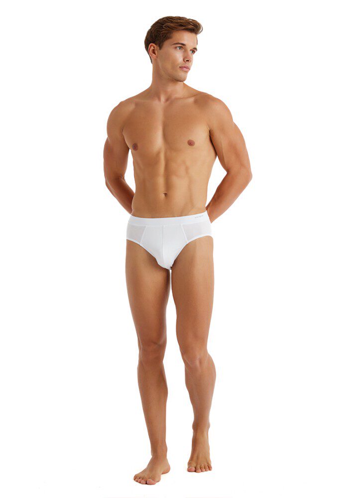 Herren Weiche Boxershorts 2er-Pack - Weiß