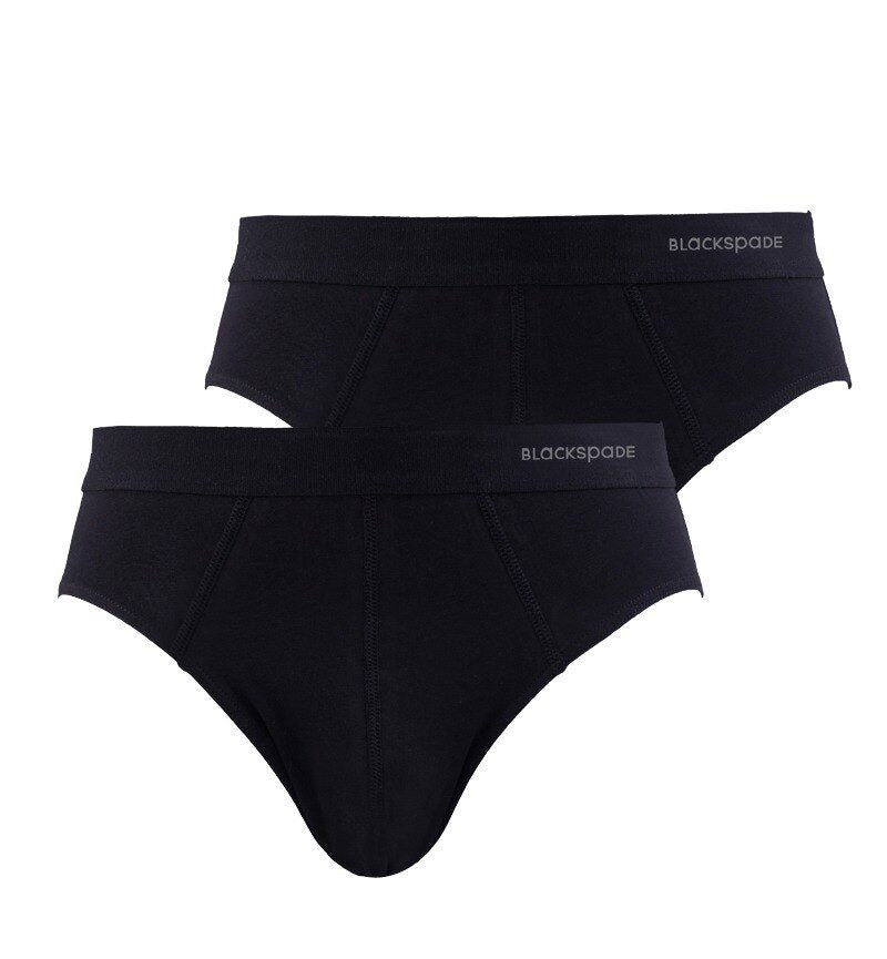 Herren Weiche Boxershorts 2er-Pack - Schwarz