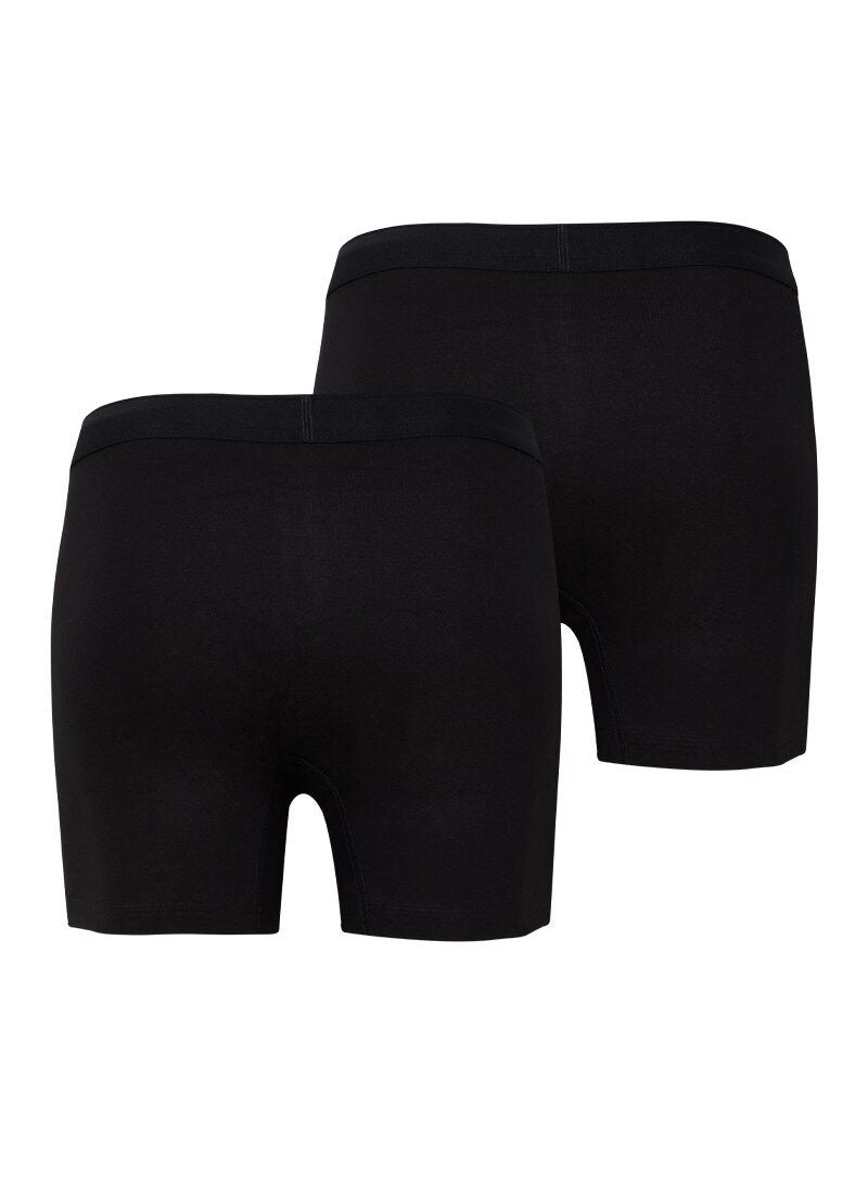 Herren Boxer Shorts 2er-Pack - Schwarz