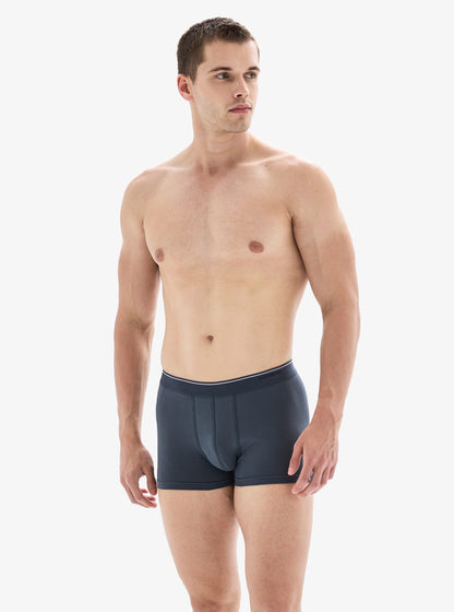 Herren Boxer 3er-Pack Weiche Baumwolle - Schwarz Grau