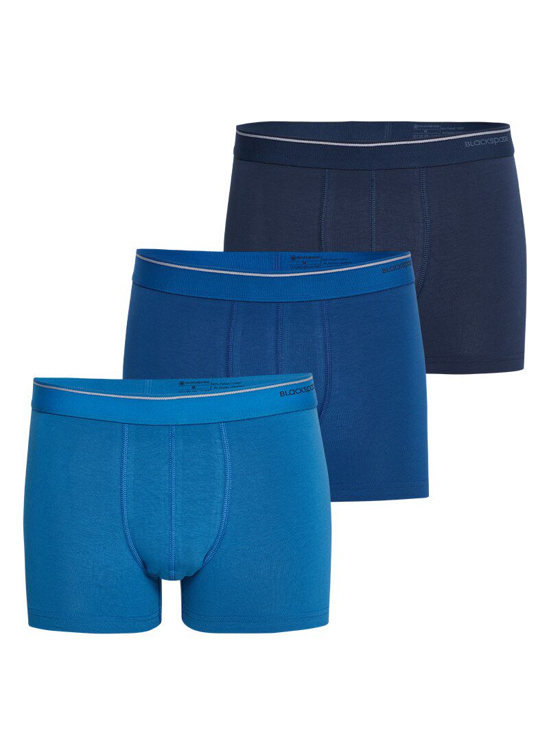 Herren Boxershorts 3er-Pack Weiche Baumwolle - Marine
