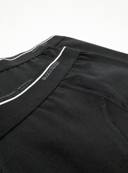 Herren Boxer 3er-Pack Weiche Baumwolle Schwarz