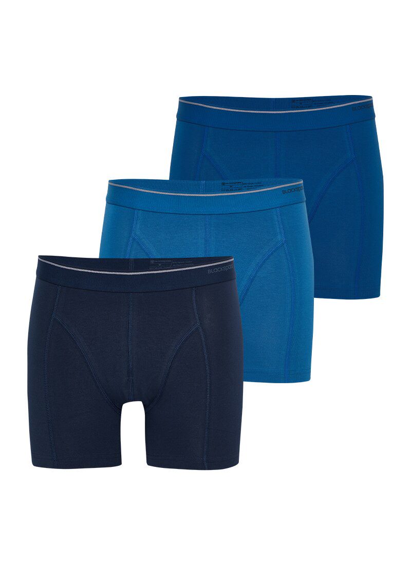 Herren Boxershorts 3er-Pack Weiche Baumwolle - Marine