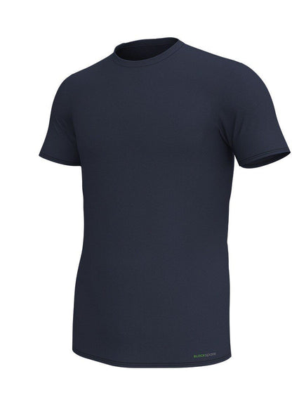 Herren Fein Baumwollunterhemd 2er-Pack - Marine