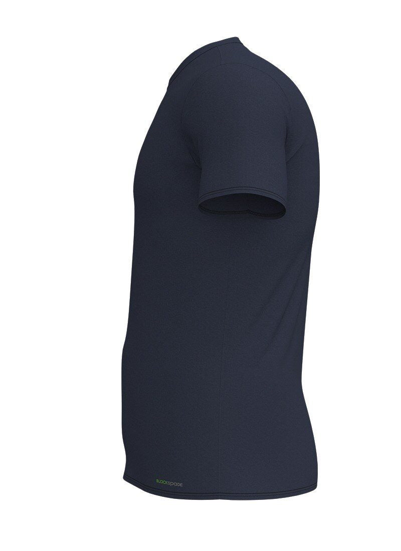 Herren Fein Baumwollunterhemd 2er-Pack - Marine