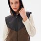 MUNI MUNI - Long Waistcoat - khaki