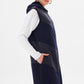 MUNI MUNI - Long Waistcoat - dark blue