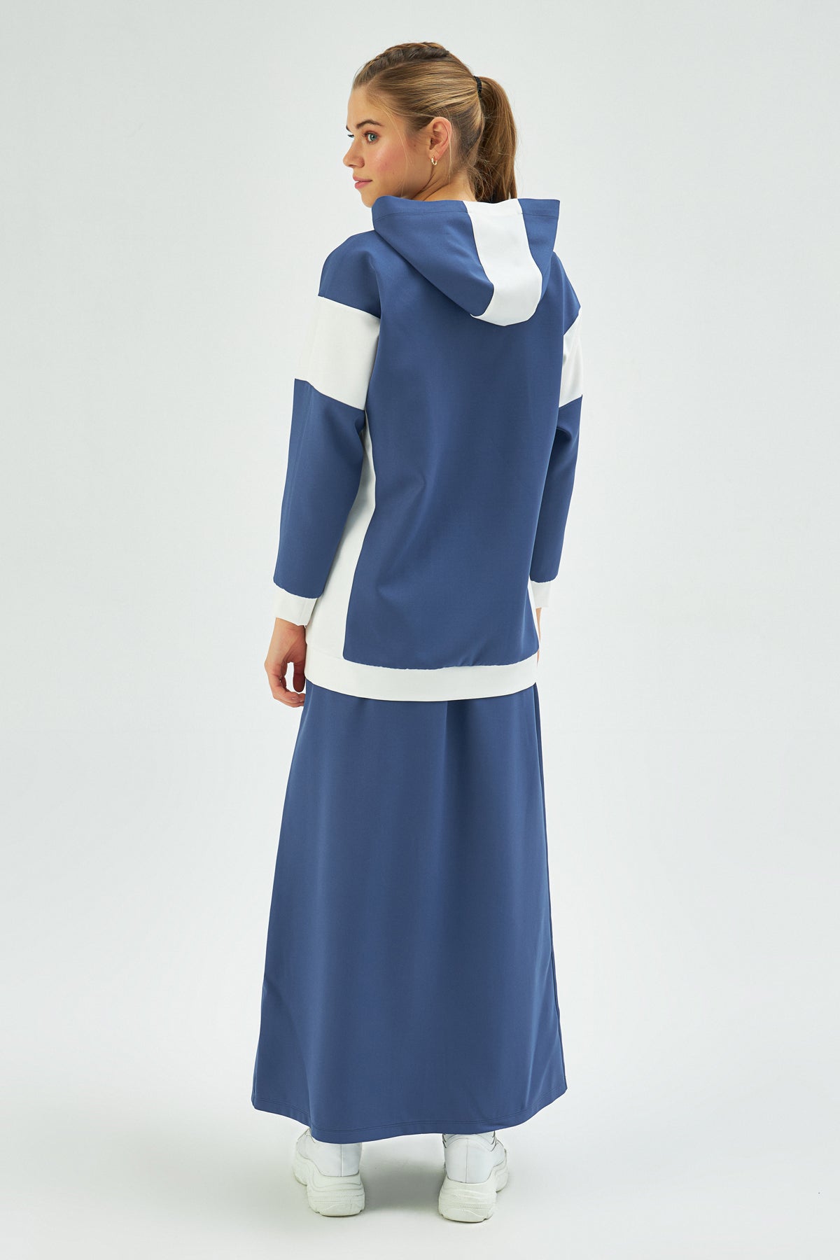 MUNI MUNI - Hoodie & Skirt Set - Blue