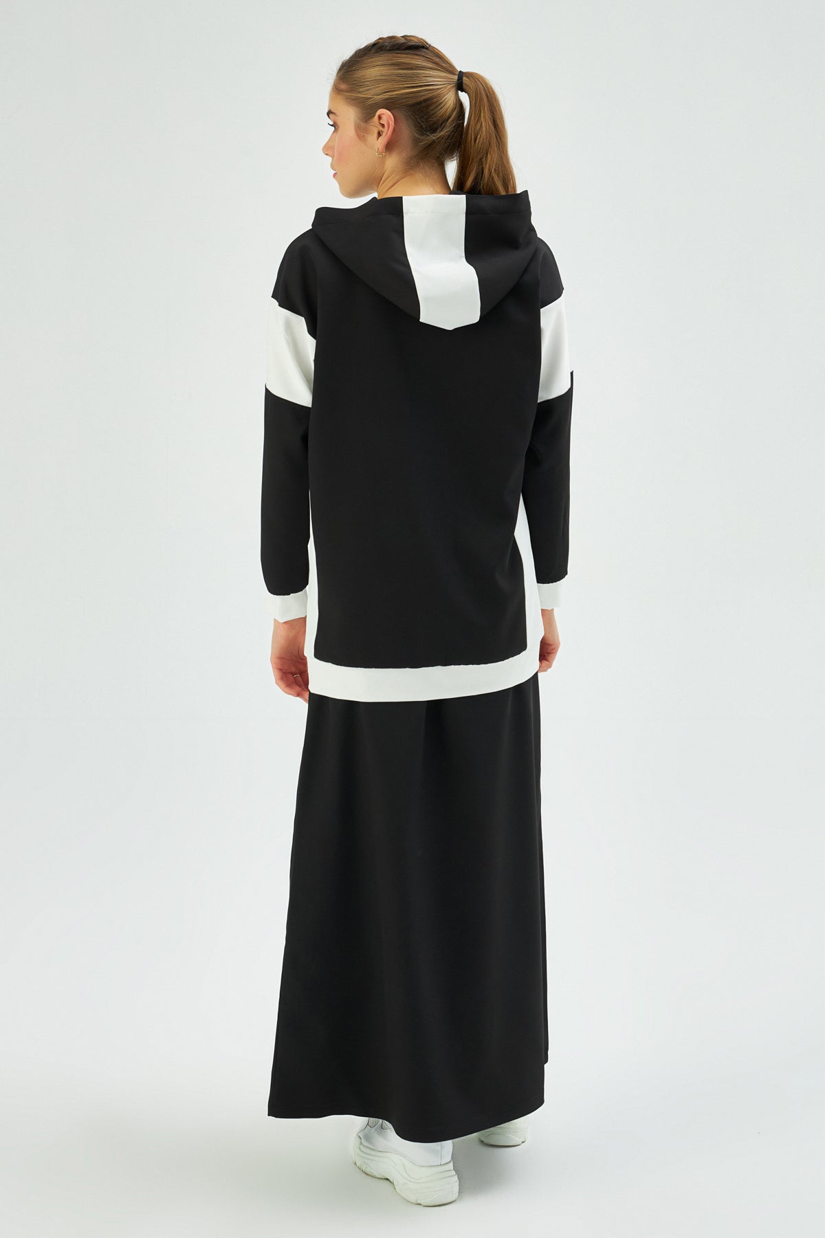 MUNI MUNI - Hoodie & Skirt Set - Black